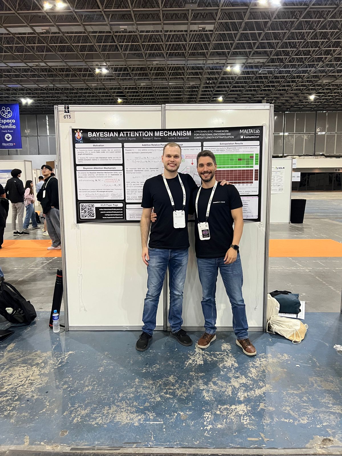 Project members at the ICLR 2026 venue